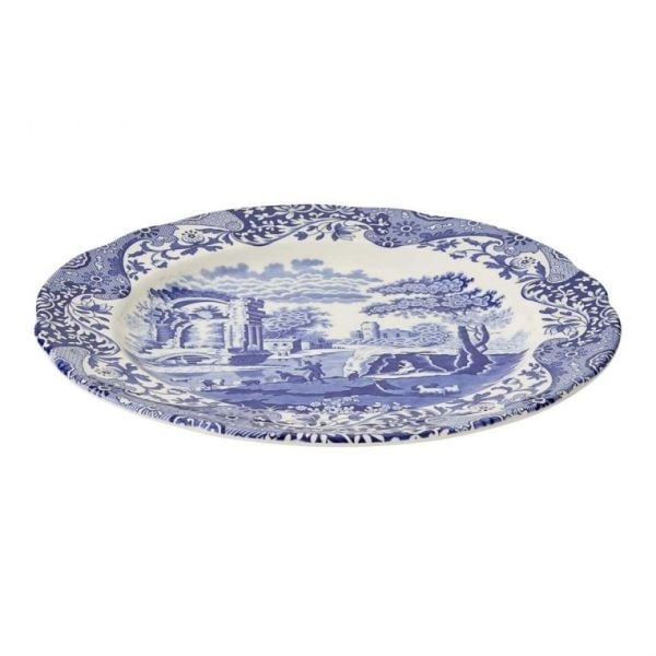Spode Blue İtalian 32 Cm Supla (KENARI DÜZ SUPLA)