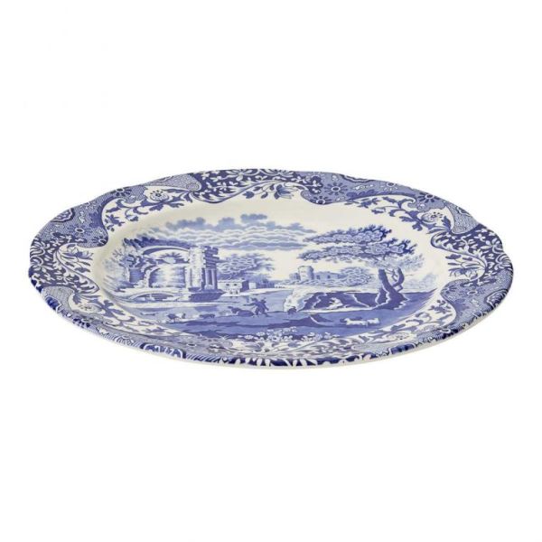 Spode Blue Italian Düz Kenarlı Supla 32 cm
