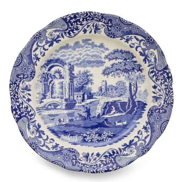 Spode Blue İtalian 32 Cm Supla (KENARI DÜZ SUPLA)