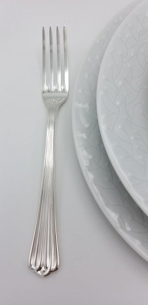 ZARAMELLA- MODERN KESİM- 12 KİŞİLİK 76 PARÇA GÜMÜŞ KAPLAMA ÇATAL BIÇAK TAKIMI