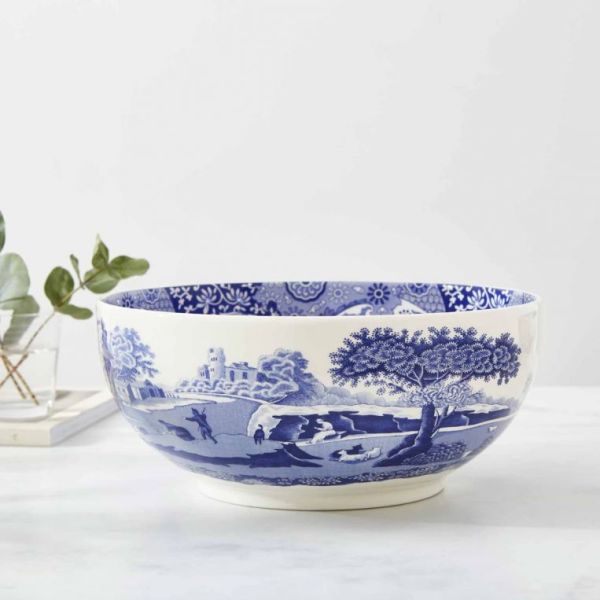 Spode Blue Italian Yuvarlak Salata Servisi 27,5 cm