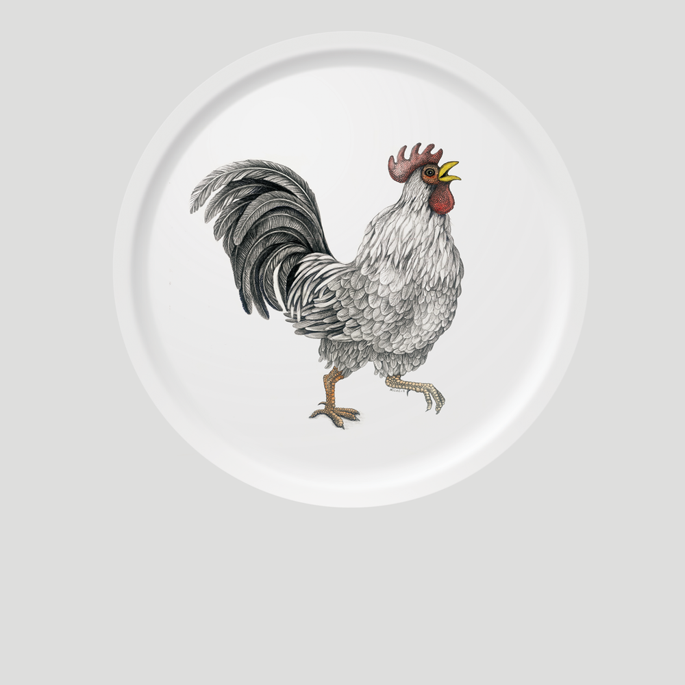 Charlotte Nicolin Tepsi Ralph The Rooster 36cm