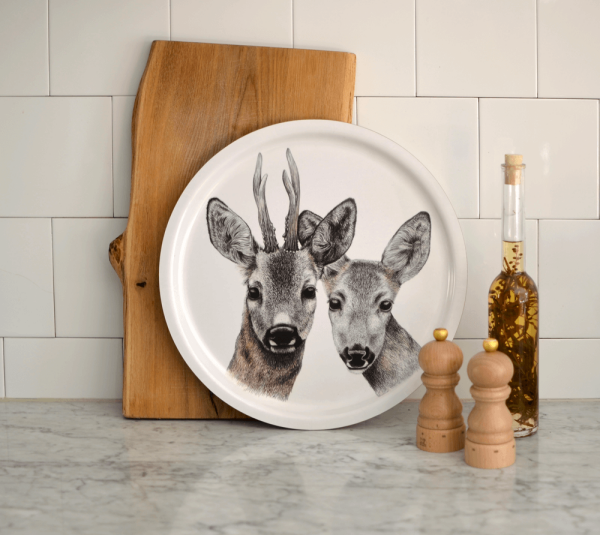 Charlotte Nicolin Tepsi Gustave & Veronica The Deers 36cm