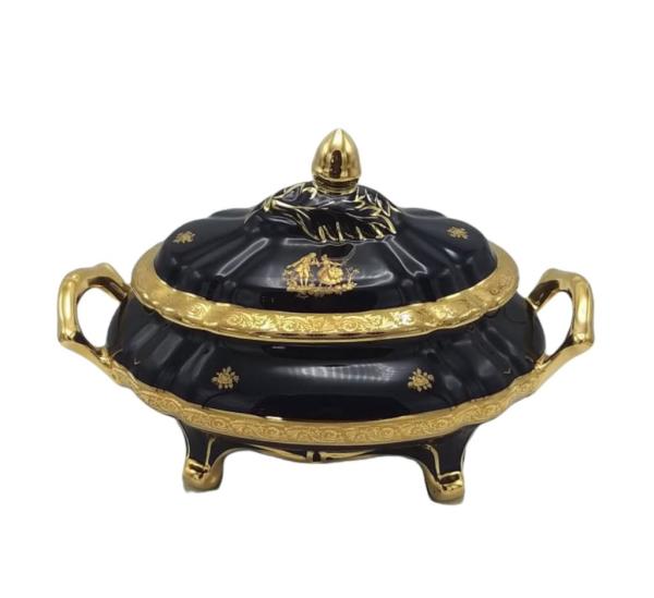 LİMOGES KAPAKLI ÇORBA TENCERESİ VE TEPSİ TAKIM