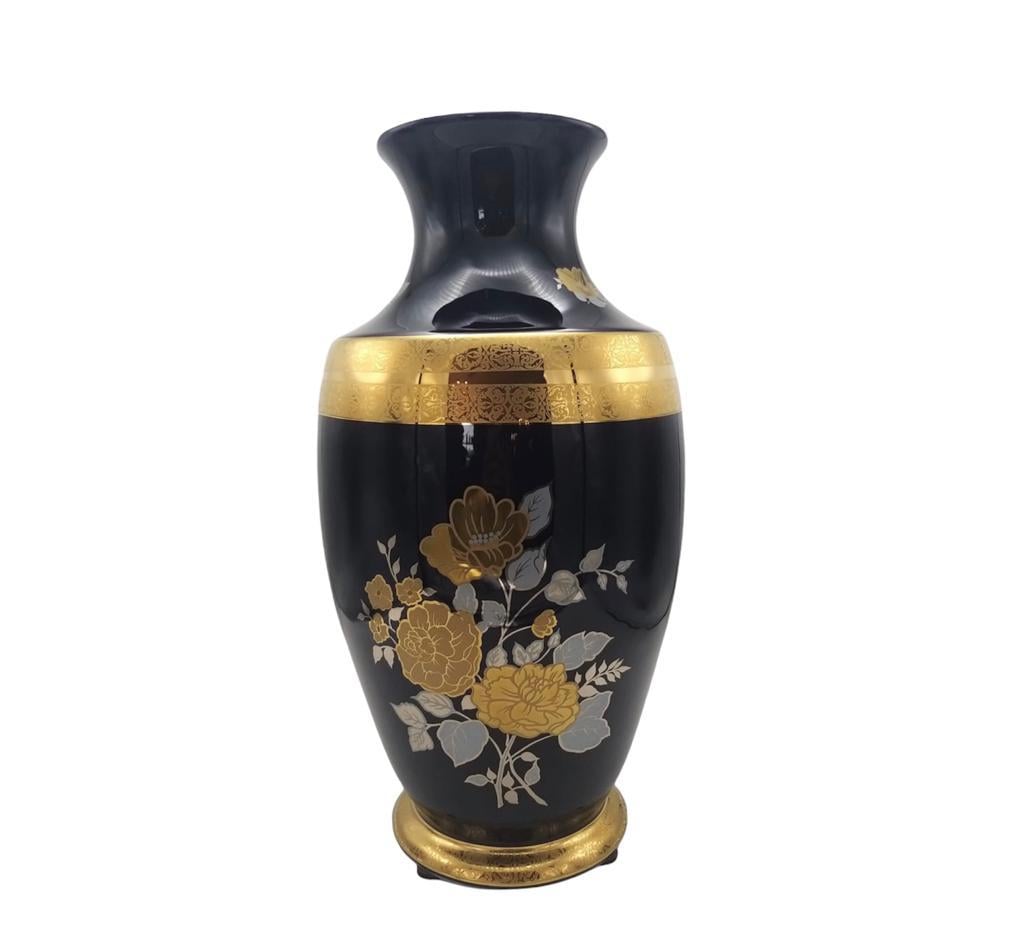 LİMOGES ÇİÇEKLİ GRAND ***  VAZO 49 CM