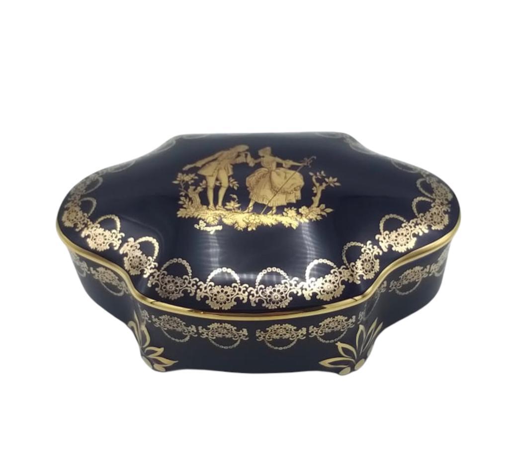 LİMOGES KAPAKLI KUTU 18CM