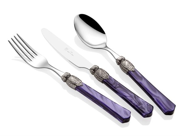RİVA DOSSİ VITTORIA MOR 75 PARÇA ÇATAL BIÇAK SETİ