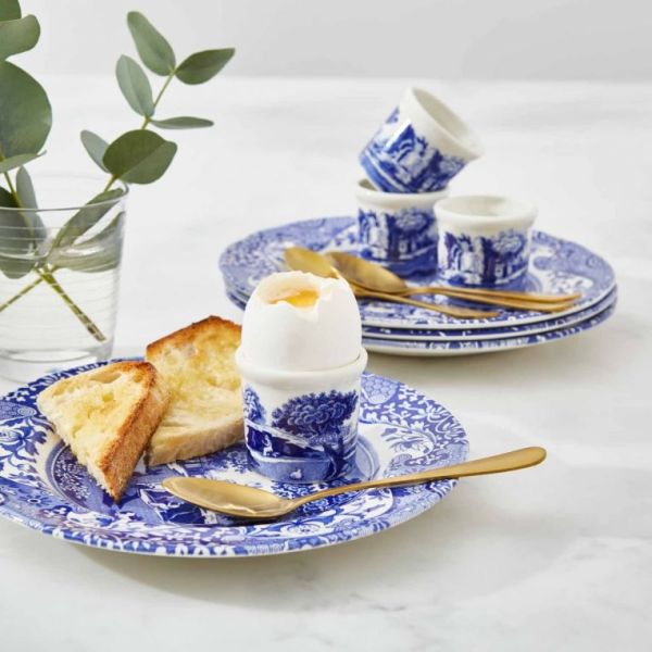 Spode Blue Italian Yumurtalık ve Baharatlık 4,5 cm