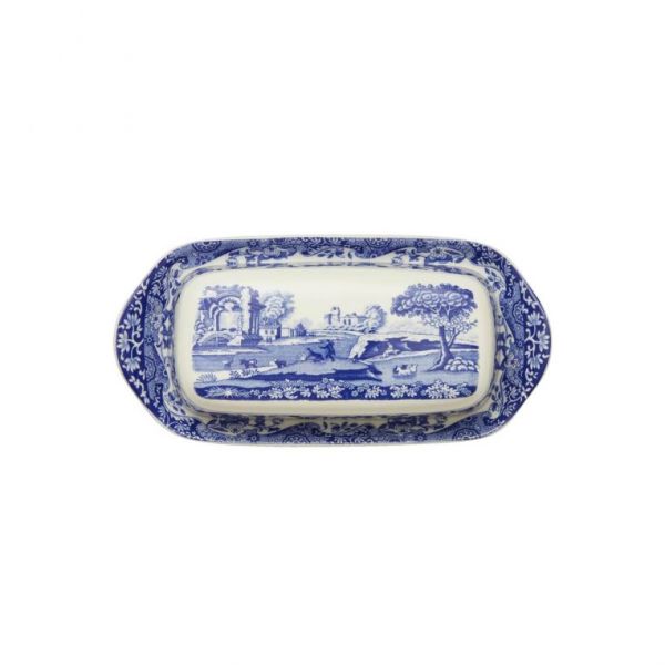 Spode Blue Italian Tereyağlık 20 × 10 cm