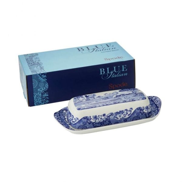 Spode Blue İtalian Tereyağlık