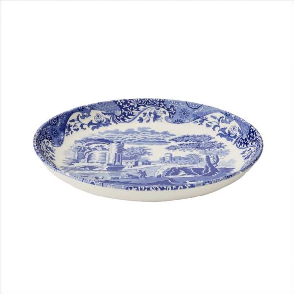 Spode  Blue İtalian Hafif Derin Büyük Makarna Tabağı 30 cm