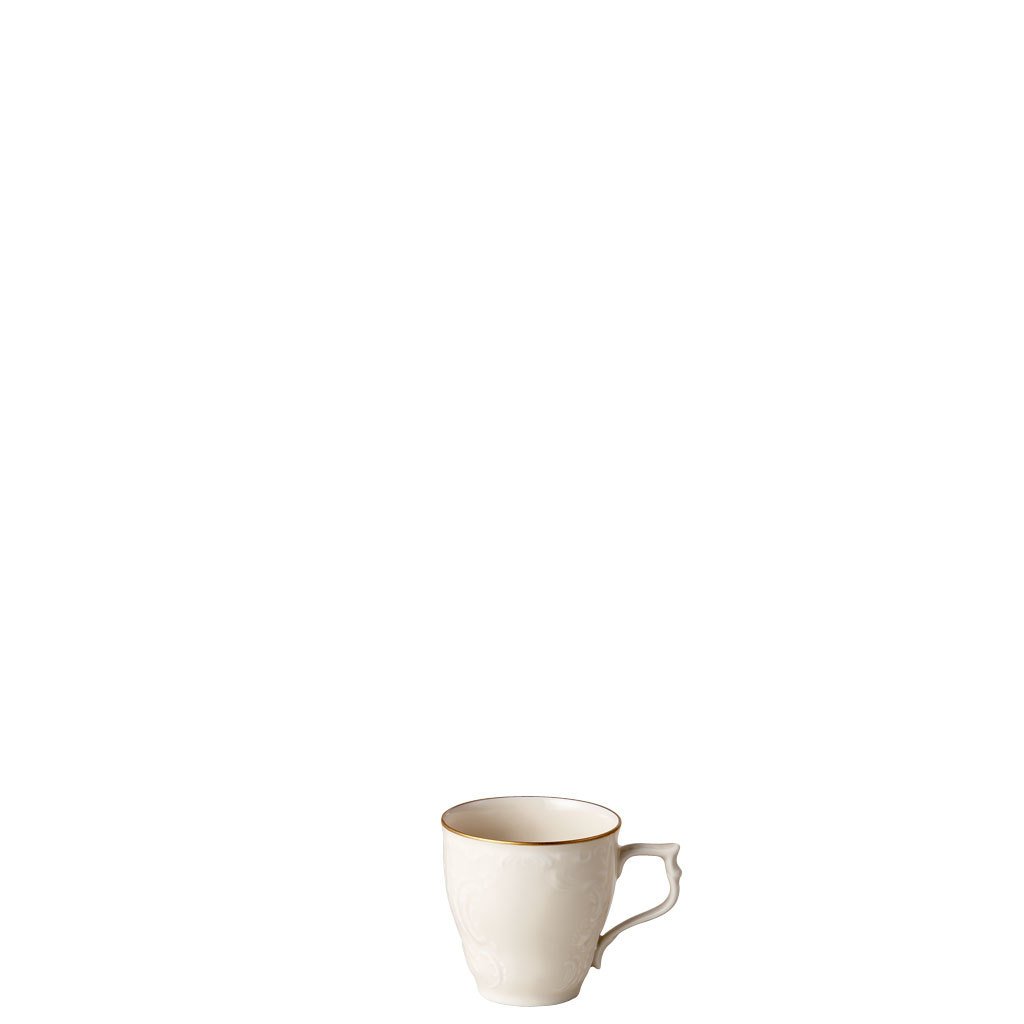 ROSENTHAL SANSSOUCI ELFENBEIN GOLD TÜRK KAHVE FİNCANI VE TABAĞI