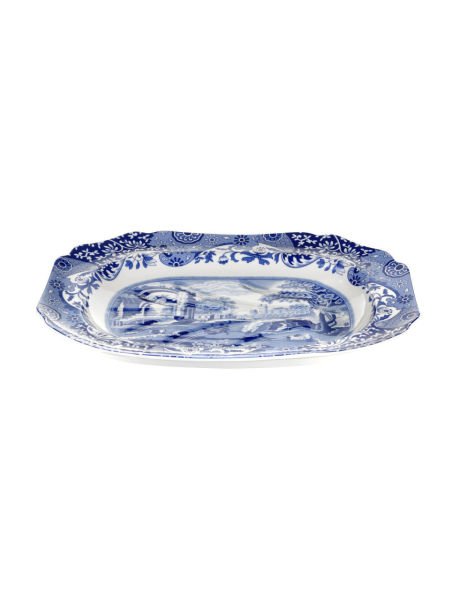 Spode Blue İtalian Dikdörtgen Tabak 53 Cm