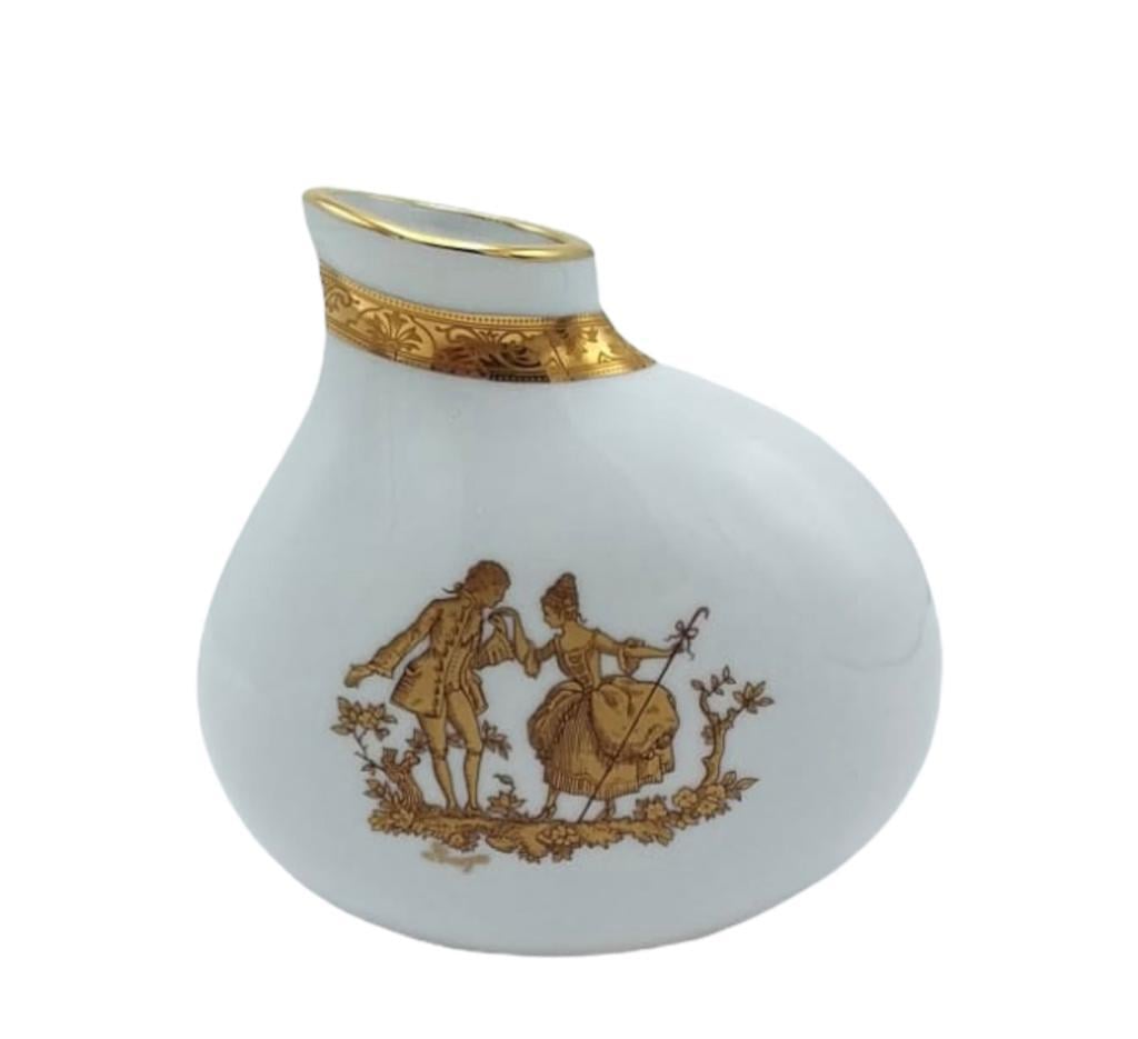 LİMOGES BEYAZ VAZO 16 CM