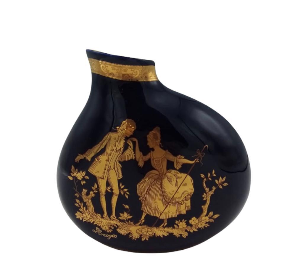 LİMOGES VAZO LACİVERT 16CM