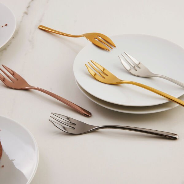 SAMBONET LINEAR KEK SETİ 6 ÇATAL 1 SPATULA