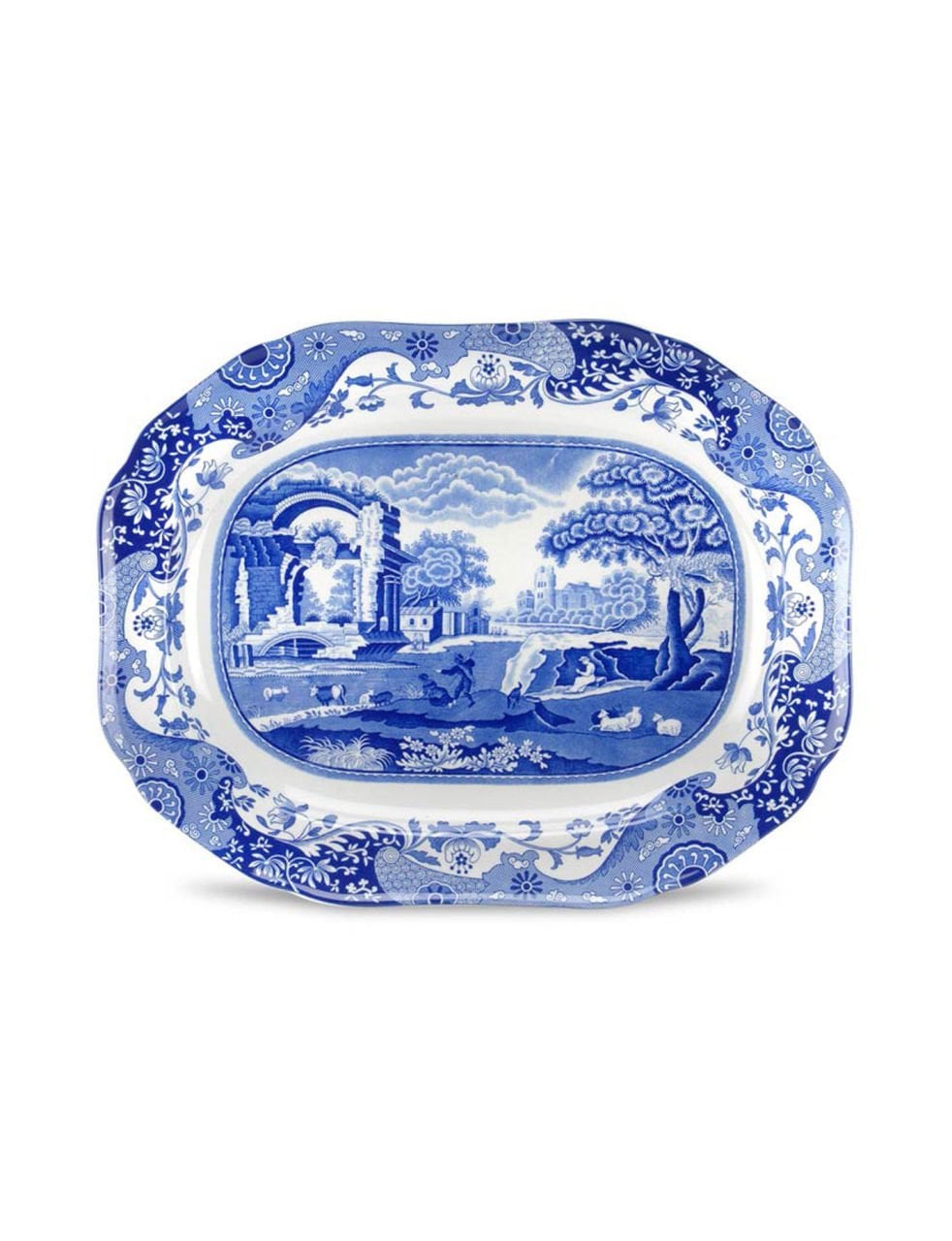 Spode Blue İtalian Oval Servis 35 cm