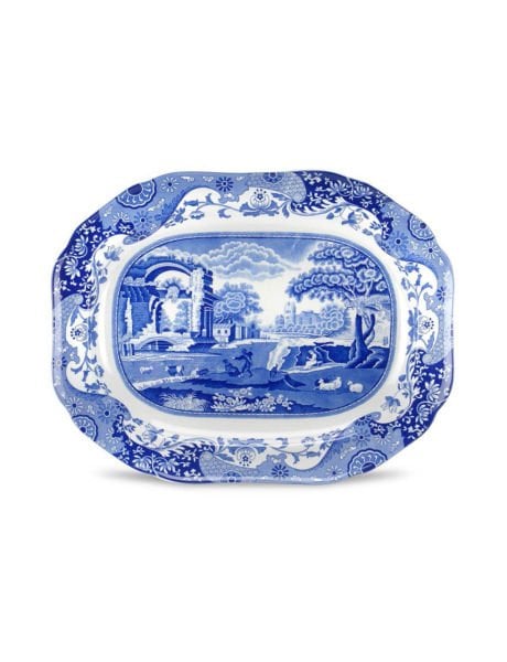 Spode Blue İtalian Oval Servis 35 cm