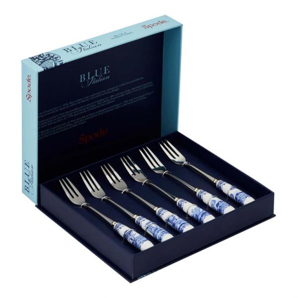 Spode Blue Italian Çatal 15 cm 6’lı Set