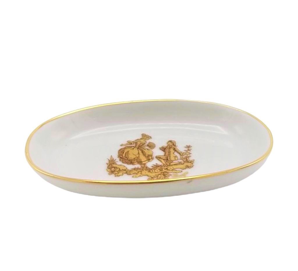 LİMOGES BEYAZ OVAL TABAK 10X5,5CM