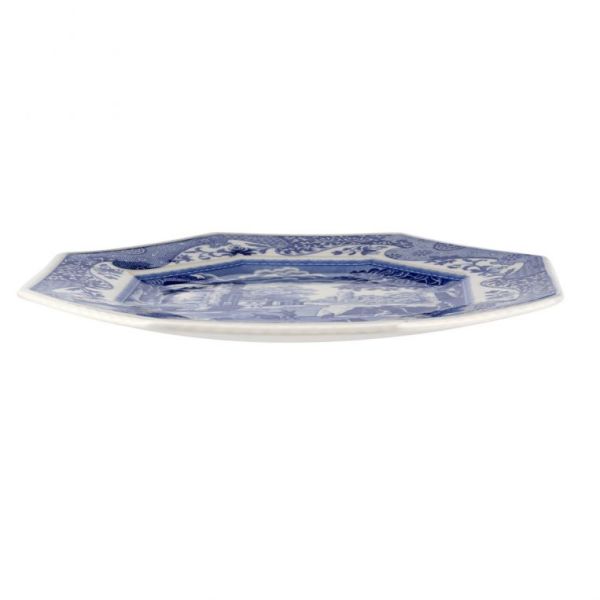 Spode Blue İtalian 24 Cm Sekizgen Tabak
