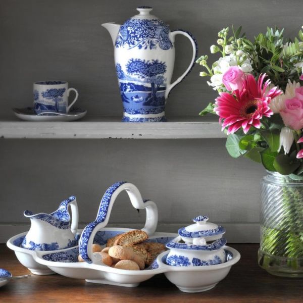 Spode Blue Italian Meyve Tabağı 2’li Set