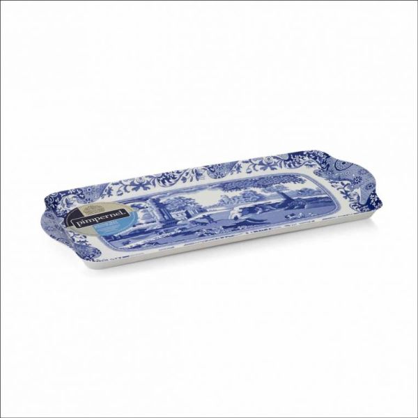 Spode Blue İtalian Sandwich Tepsi Melamin Küçük