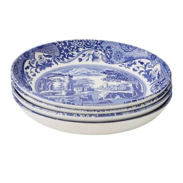 Spode Blue Italian Makarna Tabağı 22 cm