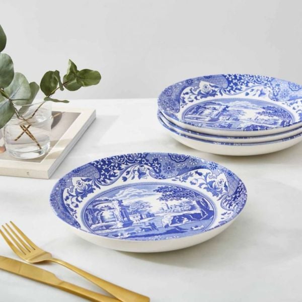Spode Blue Italian Makarna Tabağı 22 cm