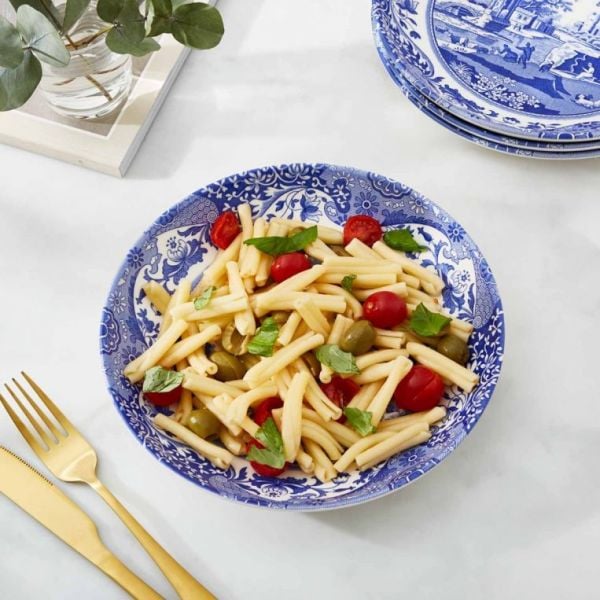 Spode Blue Italian Makarna Tabağı 22 cm