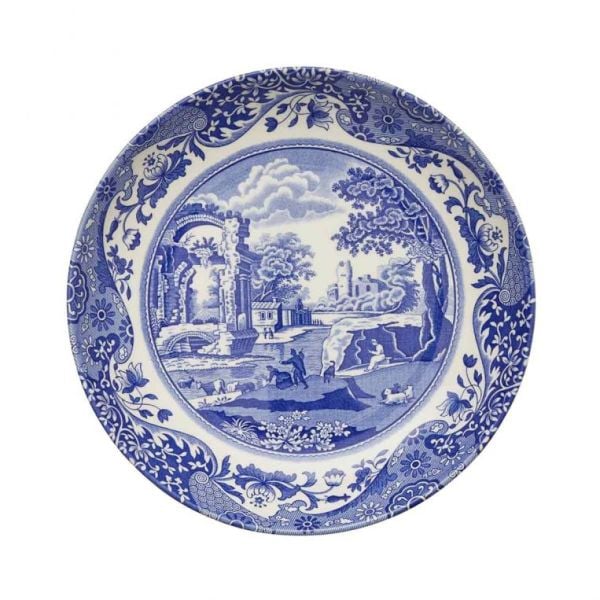 Spode Blue Italian 22 Cm Makarna Tabağı