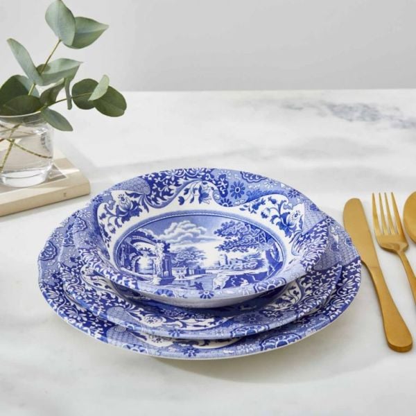 Spode Blue İtalian 20 Cm Derin Tabak