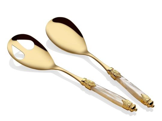 RİVA DOSSİ ARİANNA ORO KEMİK SALATA SERVİS SETİ