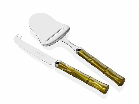 RİVA DOSSİ BAMBOO ZEYTİN YEŞİLİ PEYNİR SERVİS SETİ