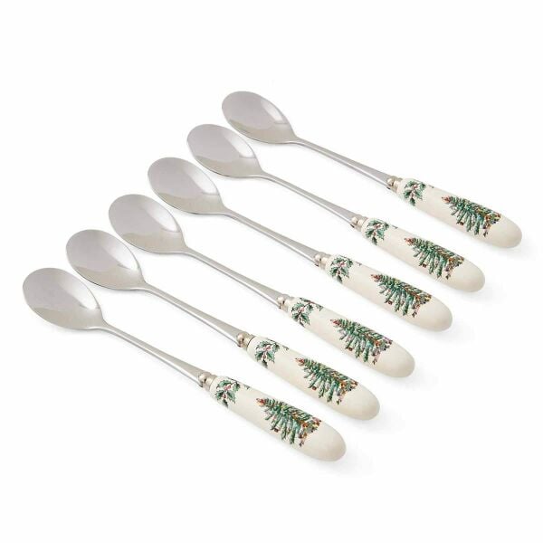 SPODE CHRISTMAS TREE ÇAY KAŞIĞI 6 LI SET