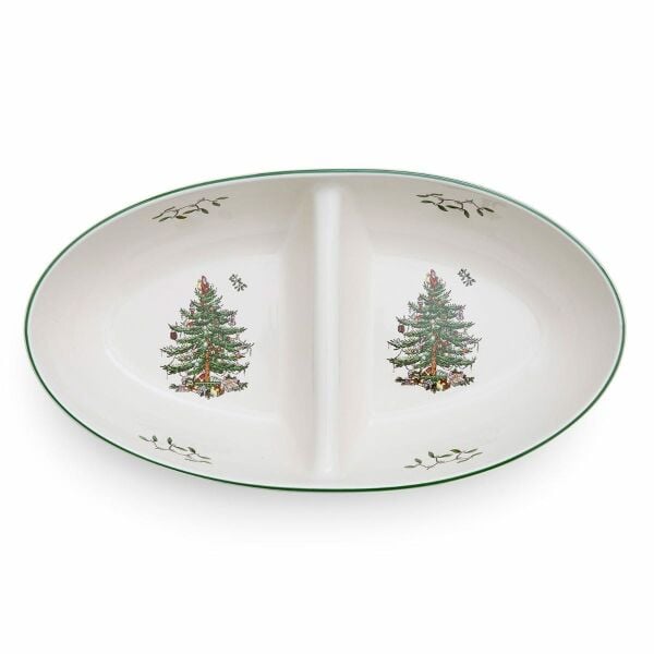 SPODE CHRISTMAS TREE 2 BÖLMELİ SERVİS 34 CM