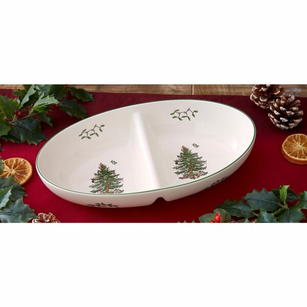 SPODE CHRISTMAS TREE 2 BÖLMELİ SERVİS 34 CM