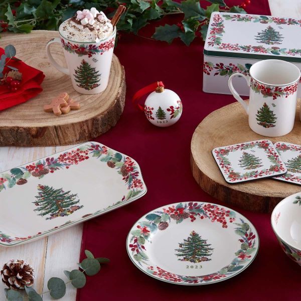 SPODE CHRISTMAS TREE TEPSİ 30,5CM DİKDÖRTGEN