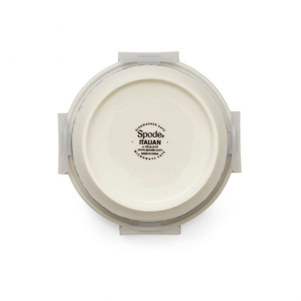 Spode Blue Italian kapakli saklama kabı 13cm