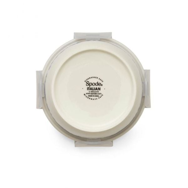 Spode Blue Italian kapakli saklama kabı 13cm