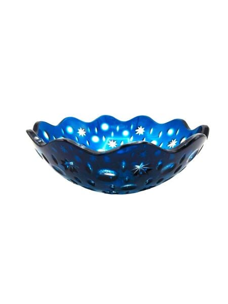 CAESAR KRİSTAL-YAYVAN KASE-AZUR RENKTE
