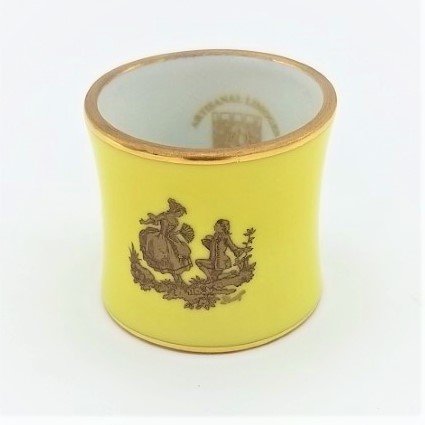 LİMOGES PORSELEN PEÇETE HALKASI SARI 12' Lİ