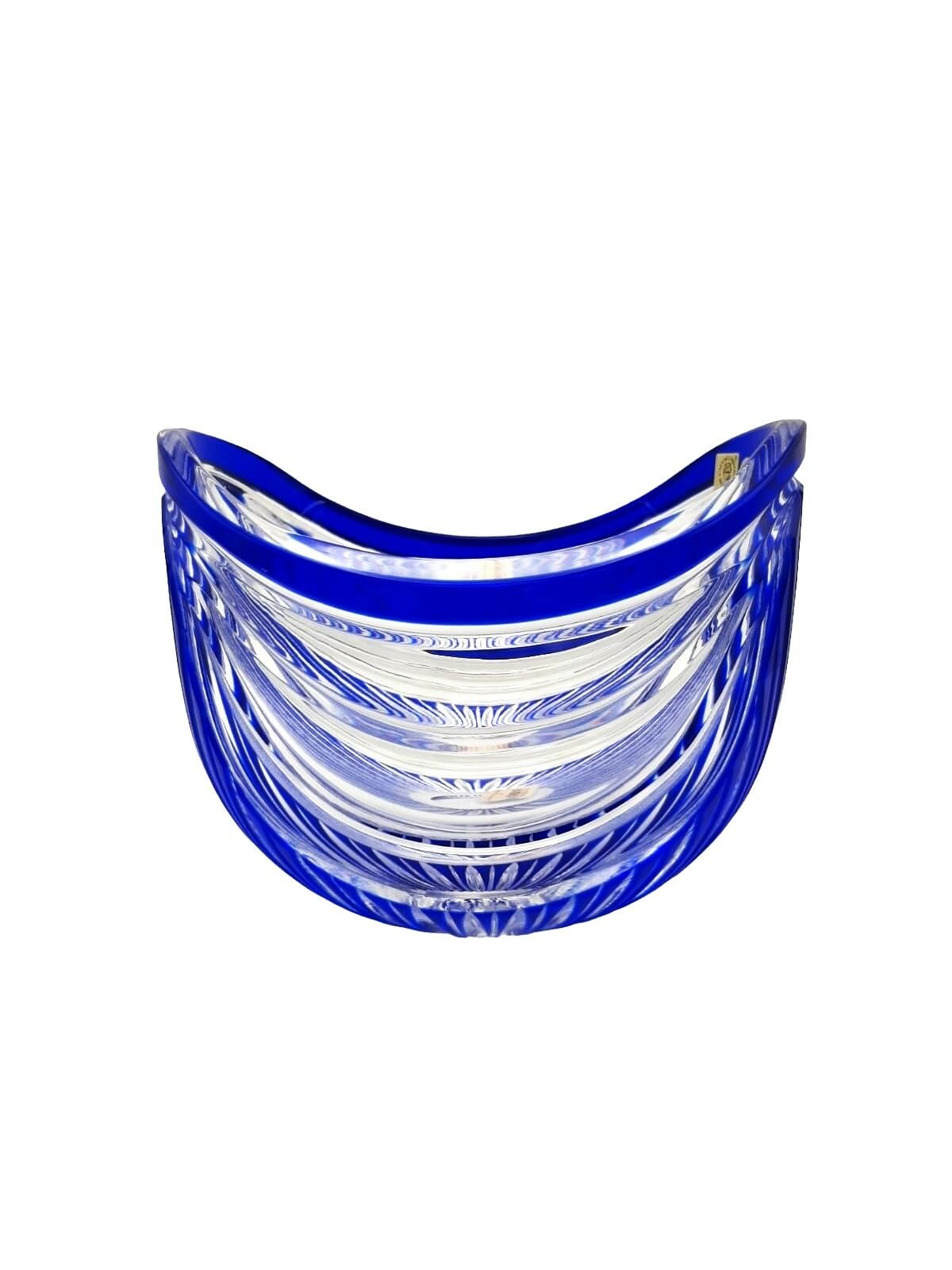 CAESAR KRİSTAL- BOWL HARP-MAVİ RENK