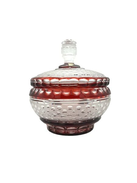 CAESAR- KRİSTAL KAPAKLI  BORDO RENKLİ  ŞEKERLİK