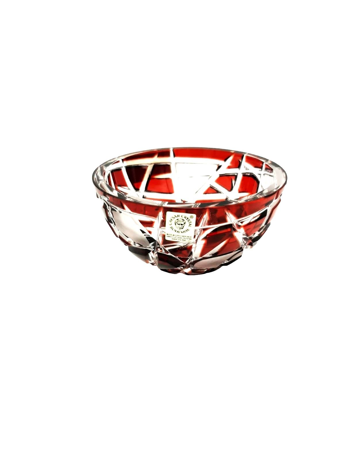CAESAR KRİSTAL MİNİ KASE KIRMIZI