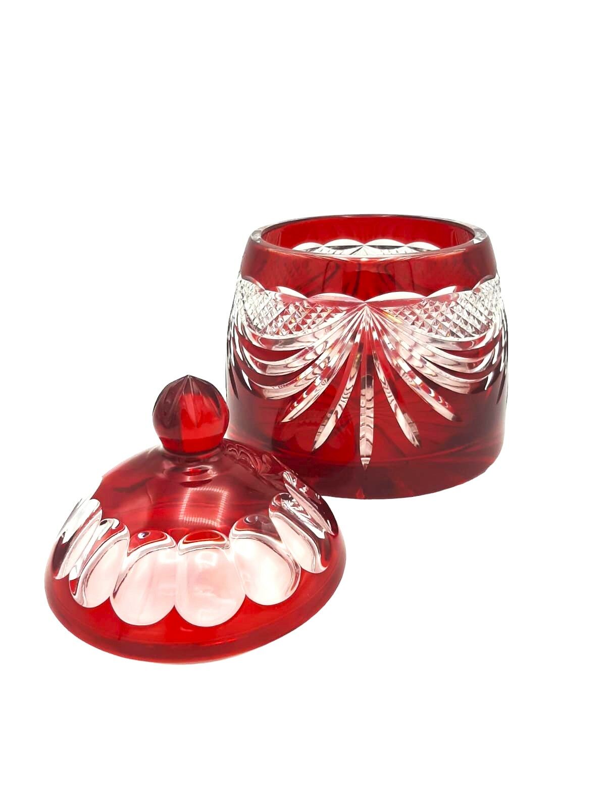 CRISTAL DE PARIS KAPAKLI ŞEKERLİK KIRMIZI