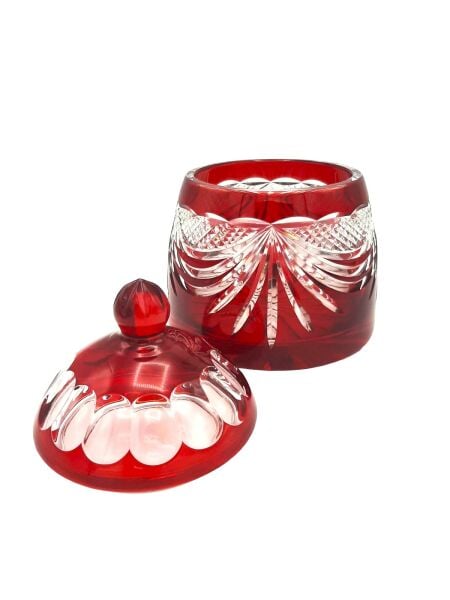 CRISTAL DE PARIS KAPAKLI ŞEKERLİK KIRMIZI