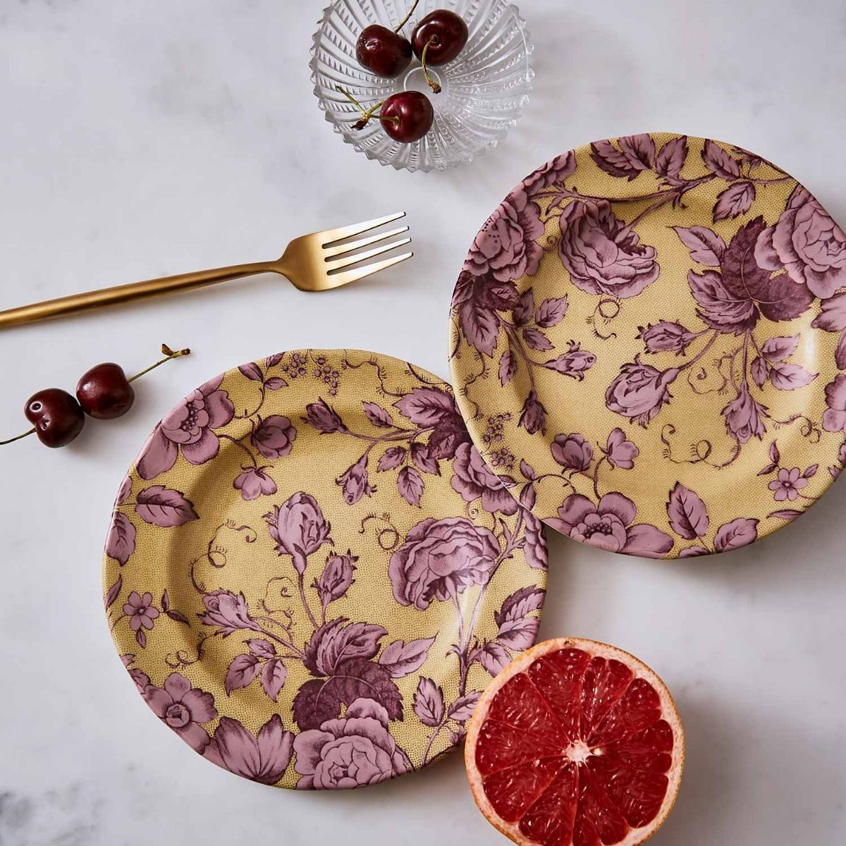 SPODE KINGSLEY OCHRE 20 CM PASTA TABAĞI (SARILI MORLU)