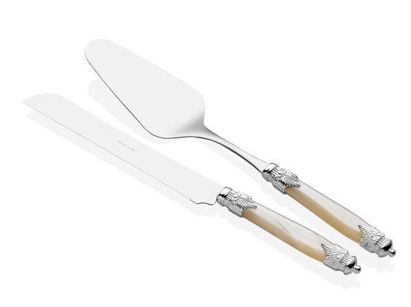 Riva Dossi Arianna Chrome Kemik Pasta Servis Seti