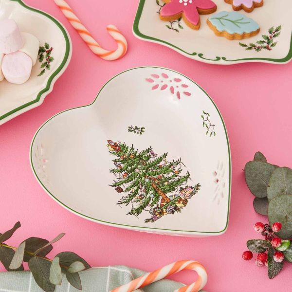 SPODE CHRISTMAS TREE KALP TABAK 18CM